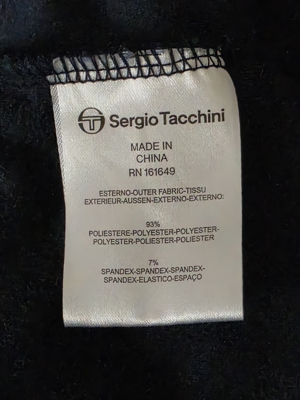 Sergio Tacchini Color Block Zip Front Hoodie XL Very Soft! - Picture 6 of 10
